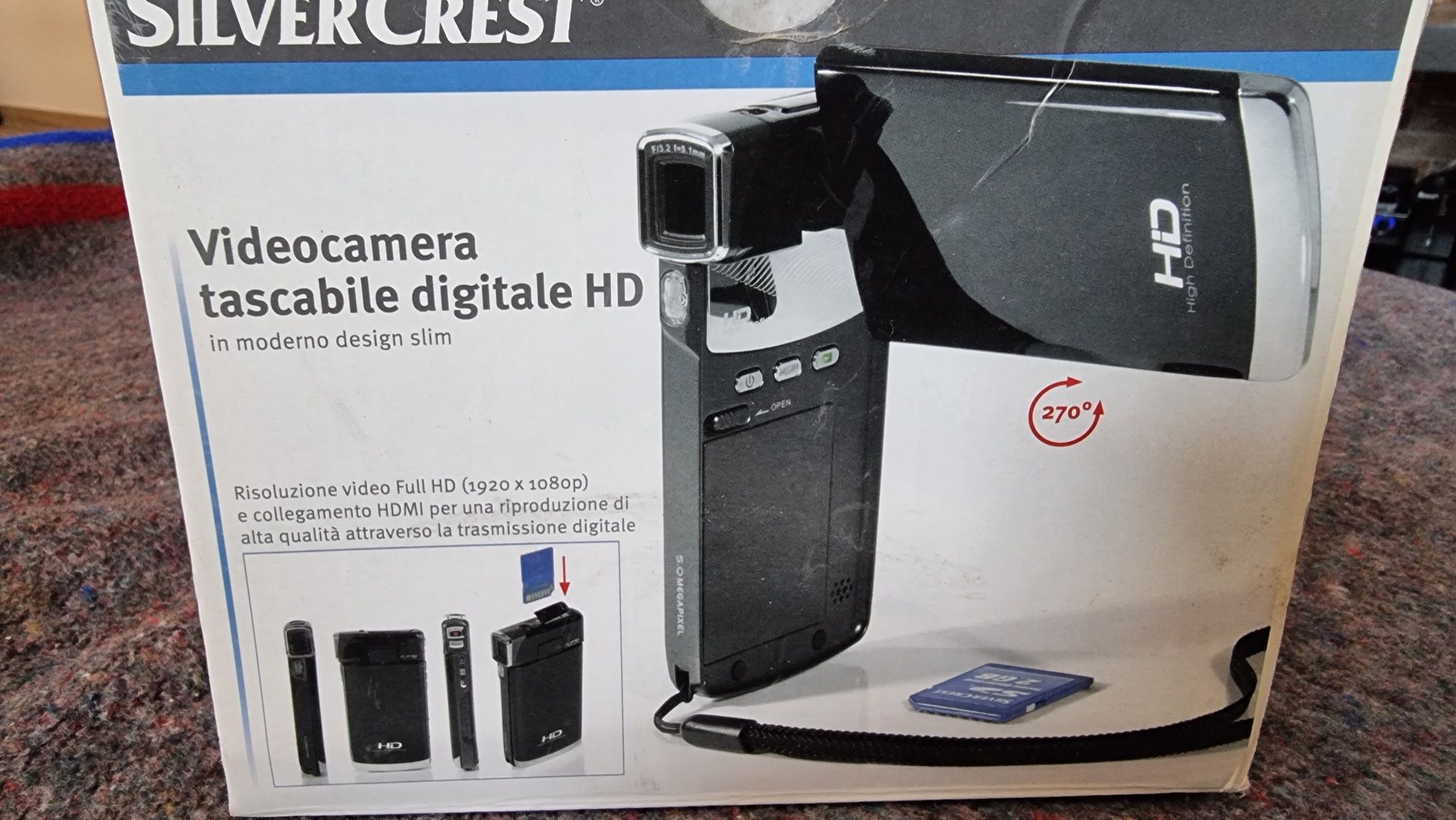 Câmara de video HD Silvercrest