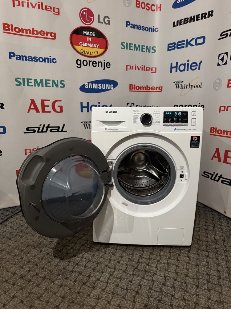 Прально-сушильна машина/ пралка-сушка Samsung WD80J5400AW 8/6кг бу