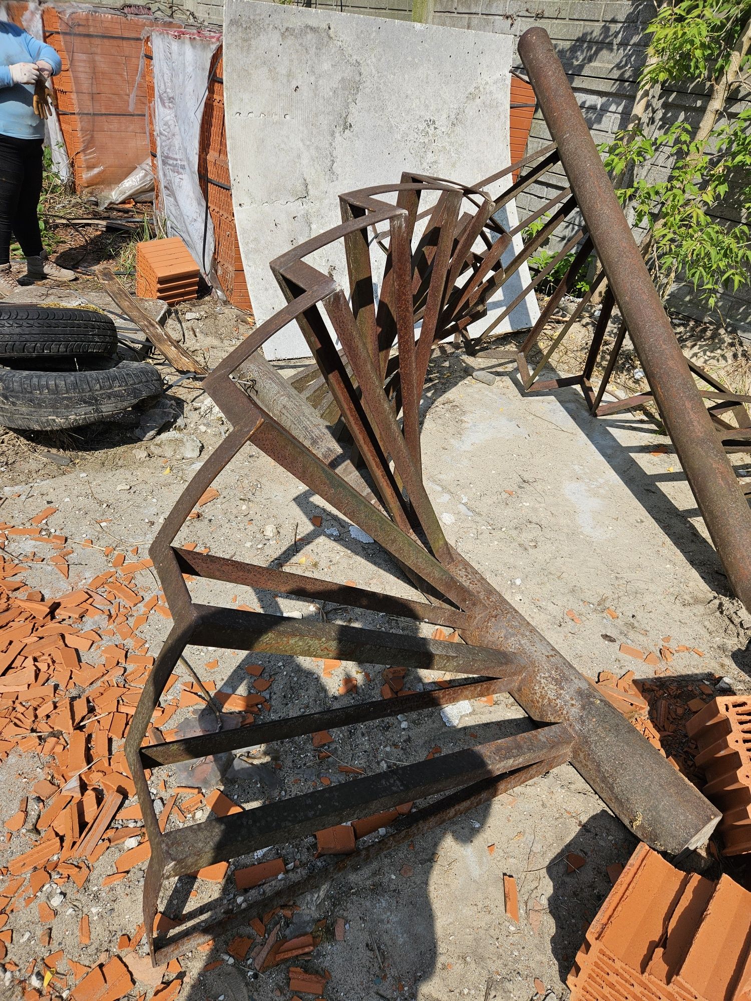 schody metalowe spawane