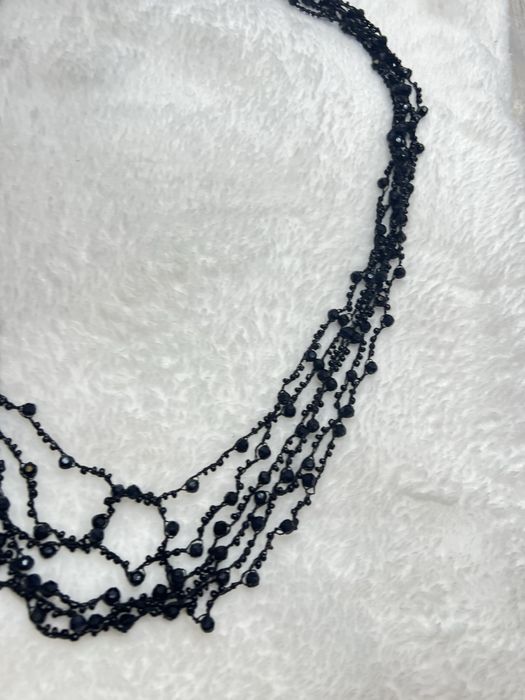 Naszyjnik koraliki goth gothic gotycki grunge szykowny handmade 25