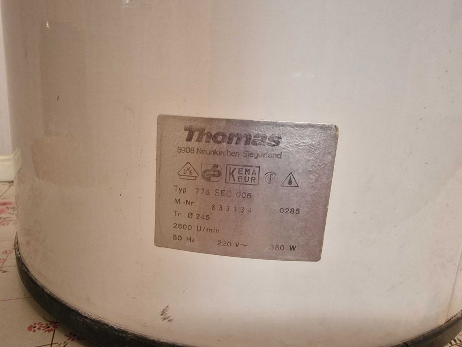 Klasyczna wirówka Thomas, PRL