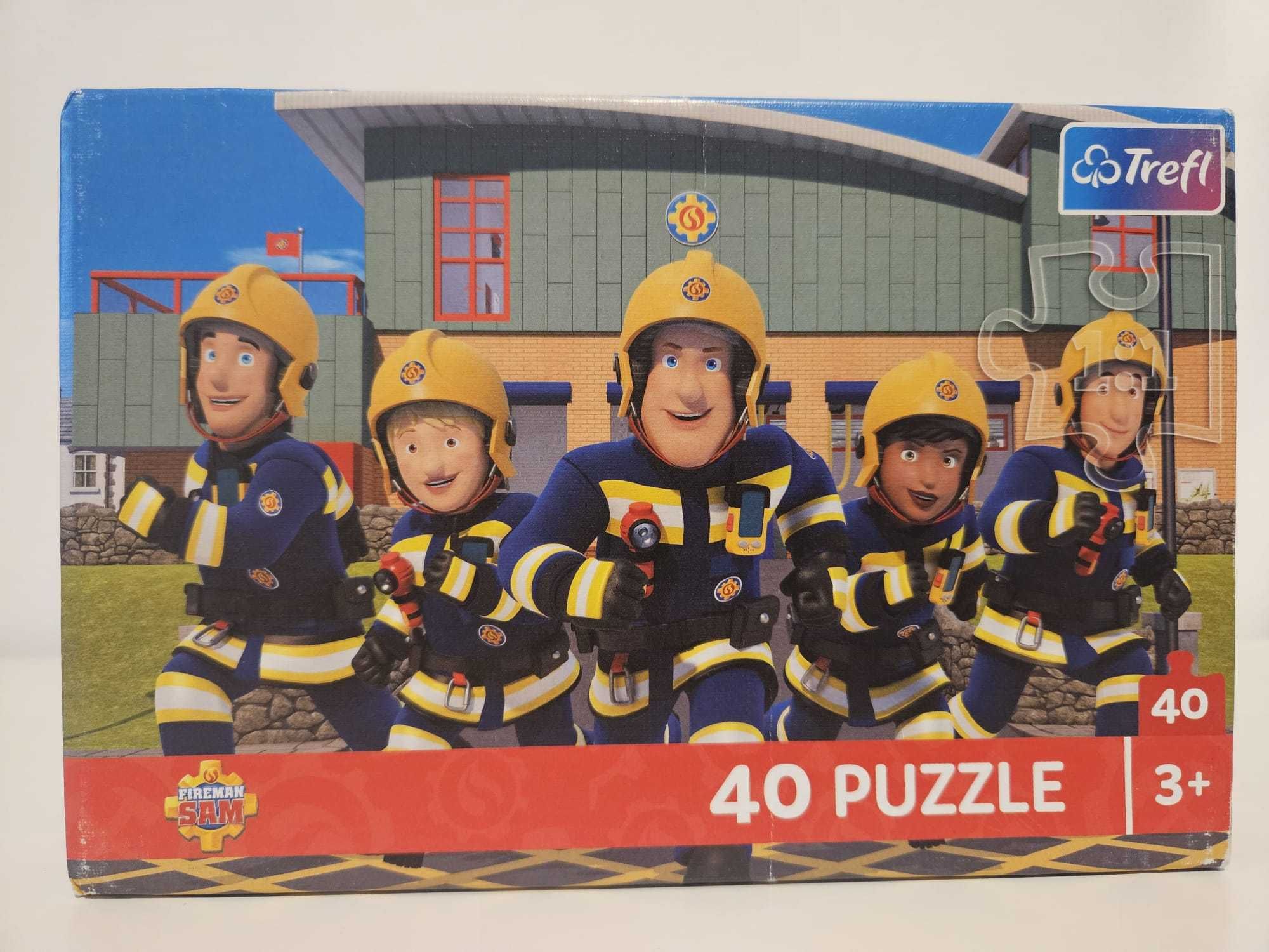 Trefl puzzle fireman Sam strażak Sam, 40 puzzle, 3+