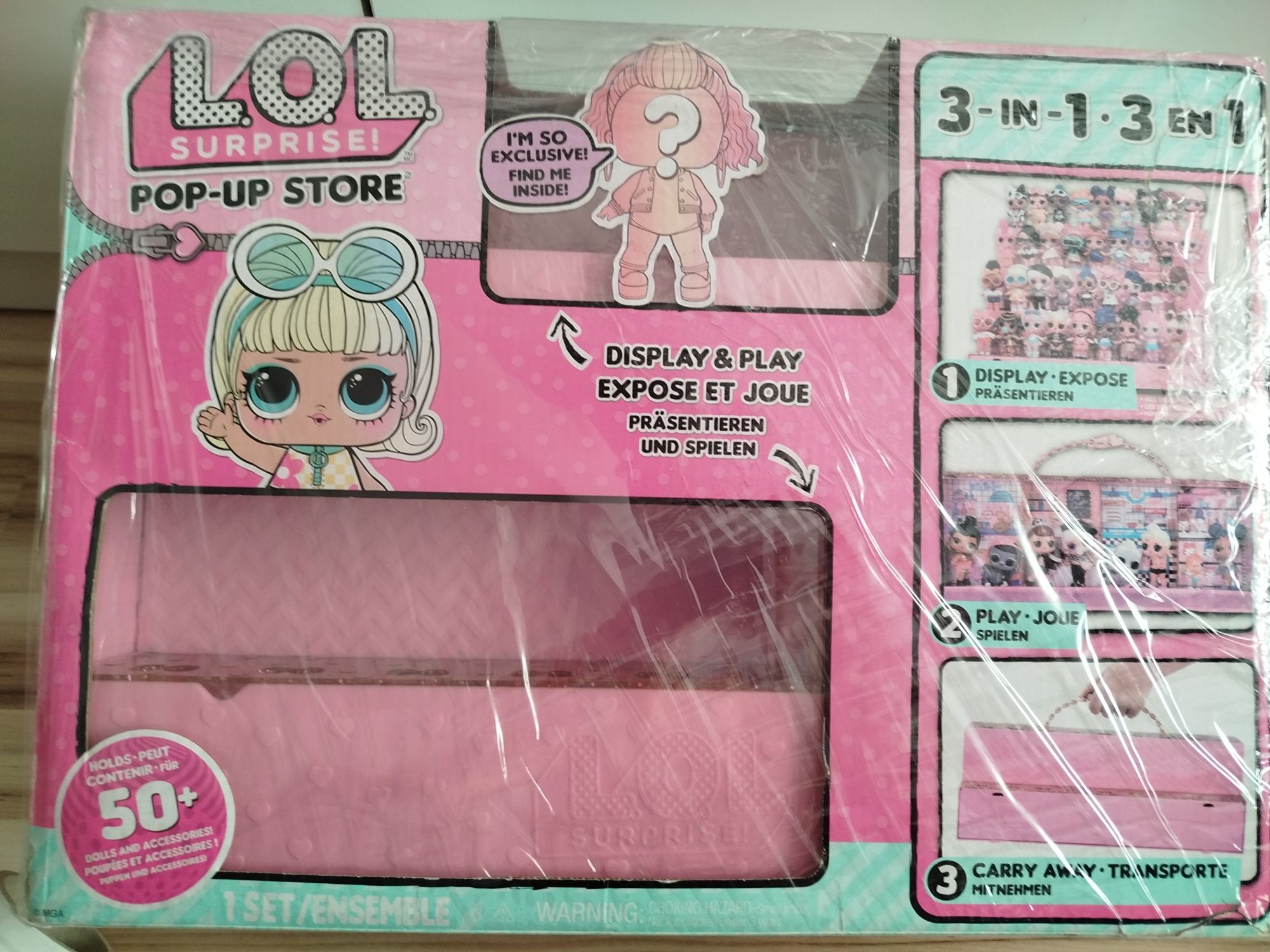 Zadbane Lol surprise domek butik półka pop up i 32 lalki
