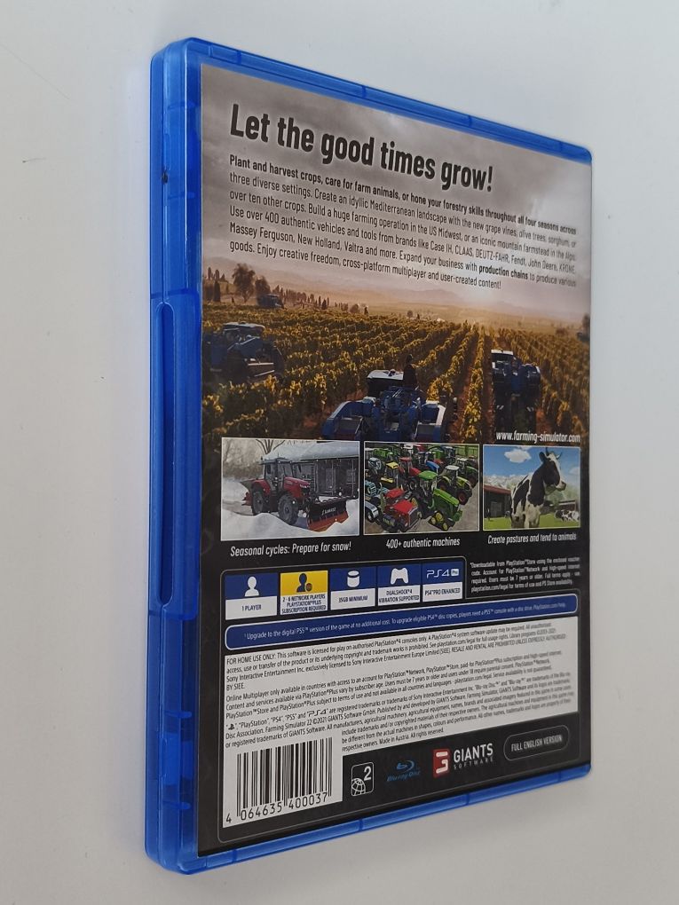Gra Ps4 Farming Simulator 22 PL gry PlayStation 4 Sniper Hunting Mafia