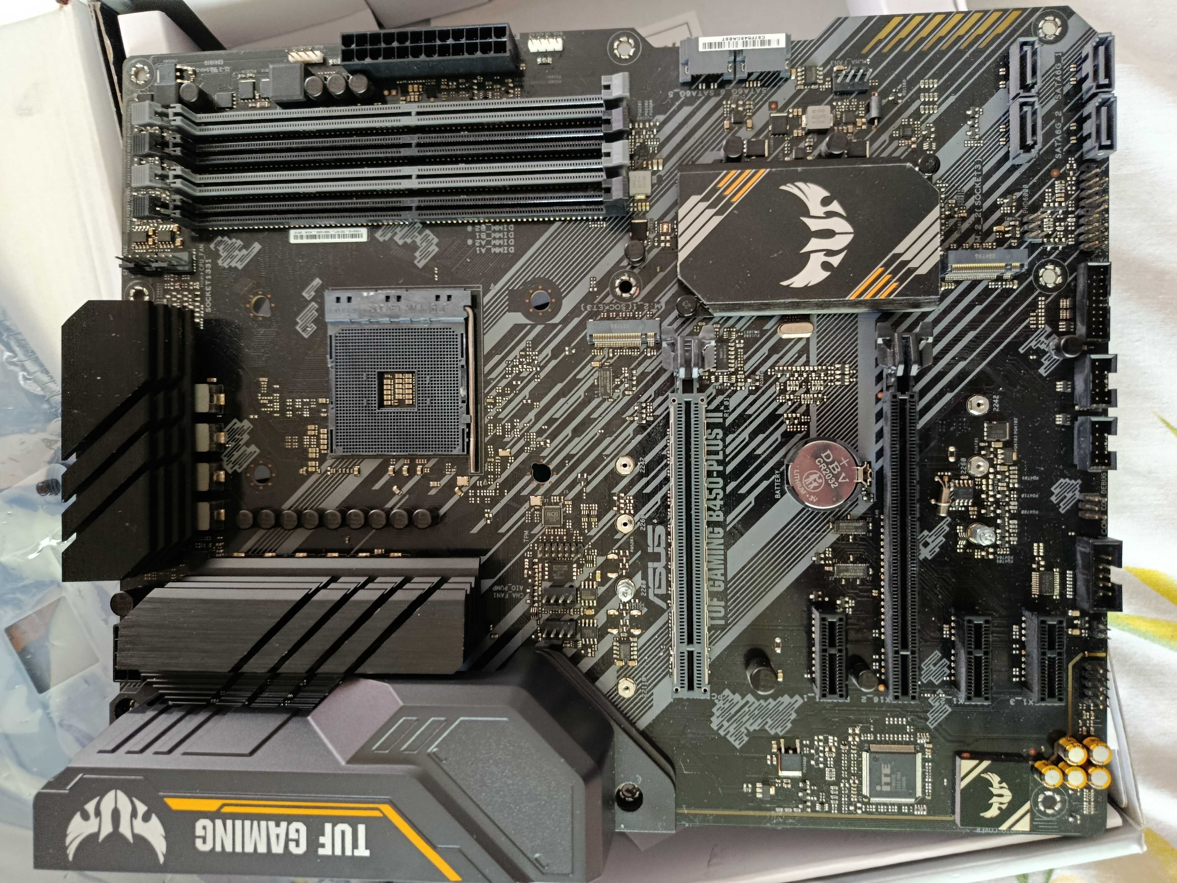 Asus TUF Gaming B450-Plus II требует ремонта