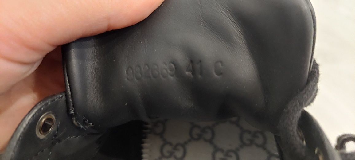 Buty skórzane GUCCI r.41