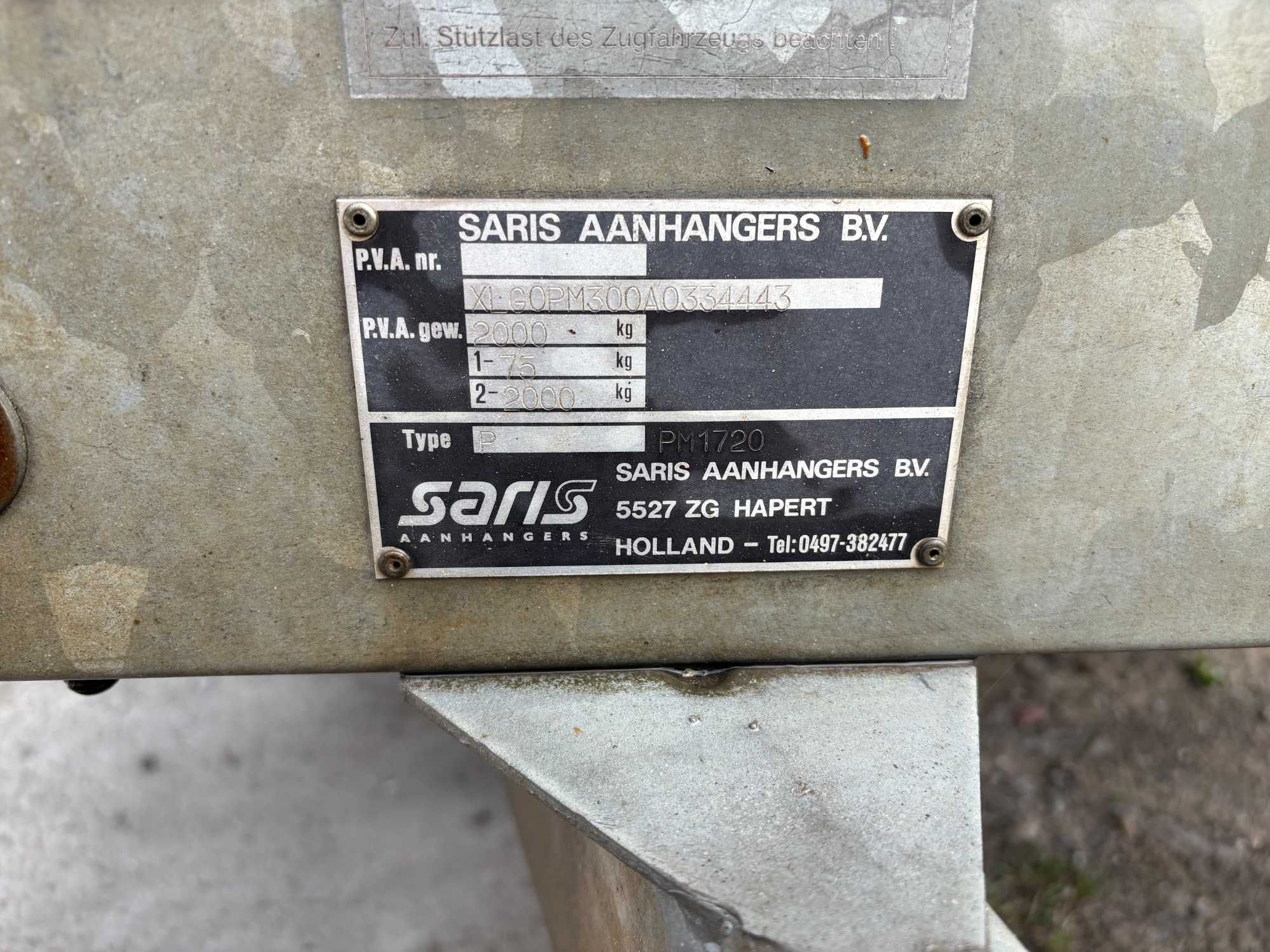 Saris przyczepka 2t