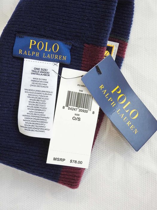 Новая шапка POLO Ralph Lauren 100% оригинал шерсть унисекс США
