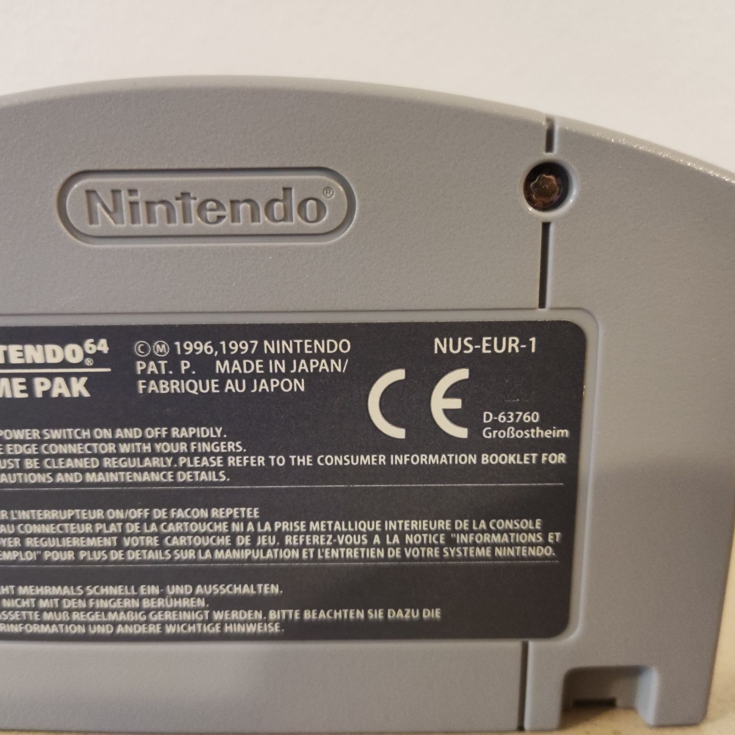 The Legend of Zelda Ocarina of Time - Nintendo 64 Cartridge