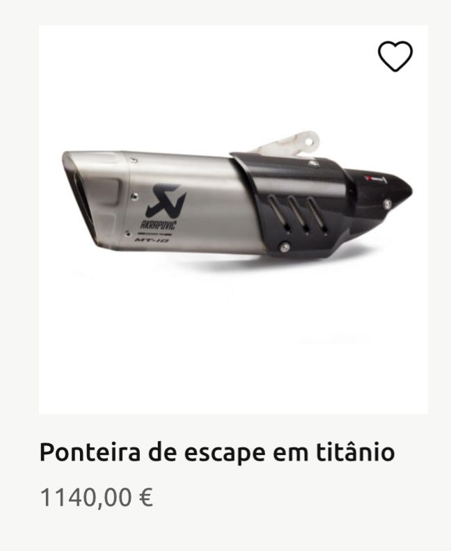 Extras para Yamaha MT10