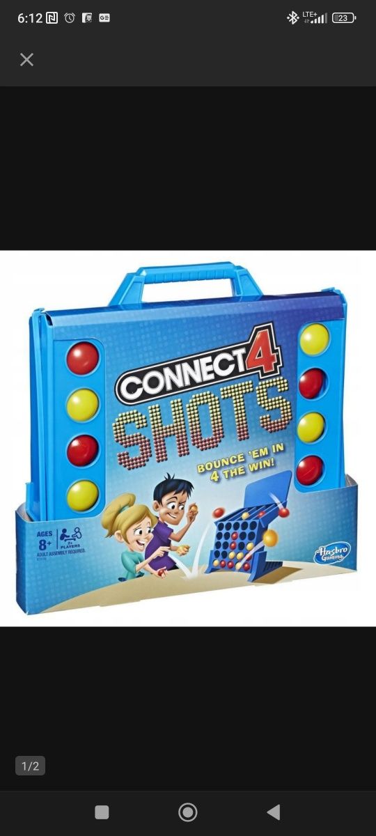 Gra Connect 4 Shots dla dzieci 3 - 99lat