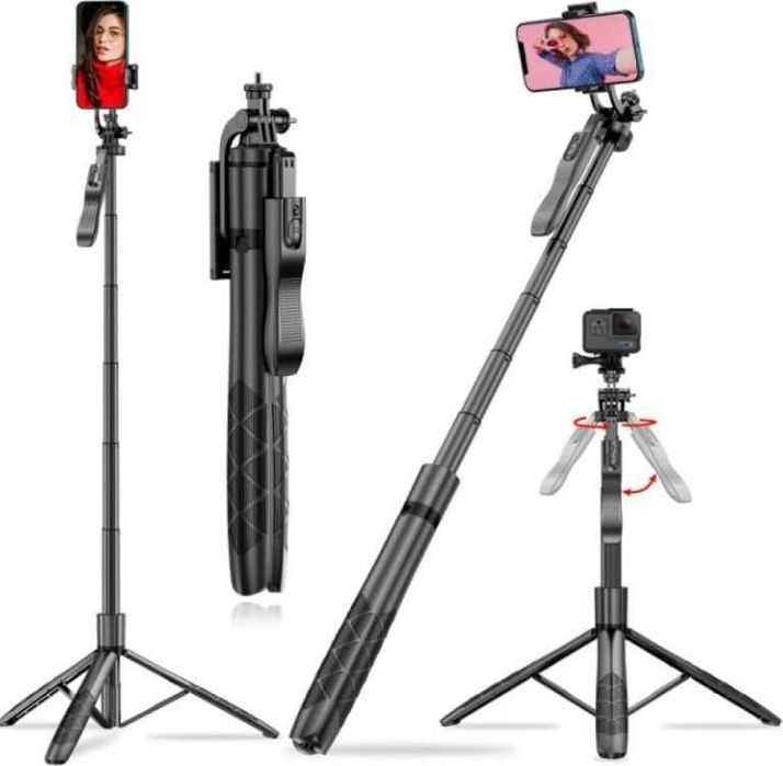 Statyw do Telefonu Long Selfie Stick - Tripod Bluetooth 33-155cm
