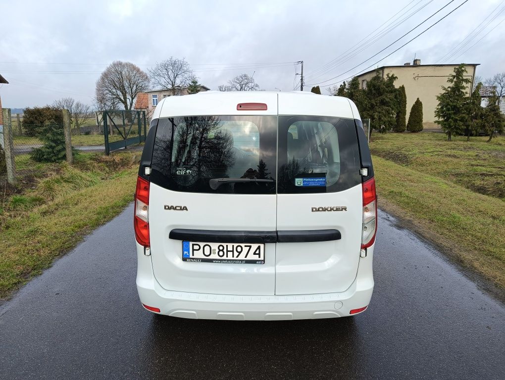 ##Dacia Dokker 2014/15 rok 1.6 Benzyna MPI 82km Klima Komputer Okazja#