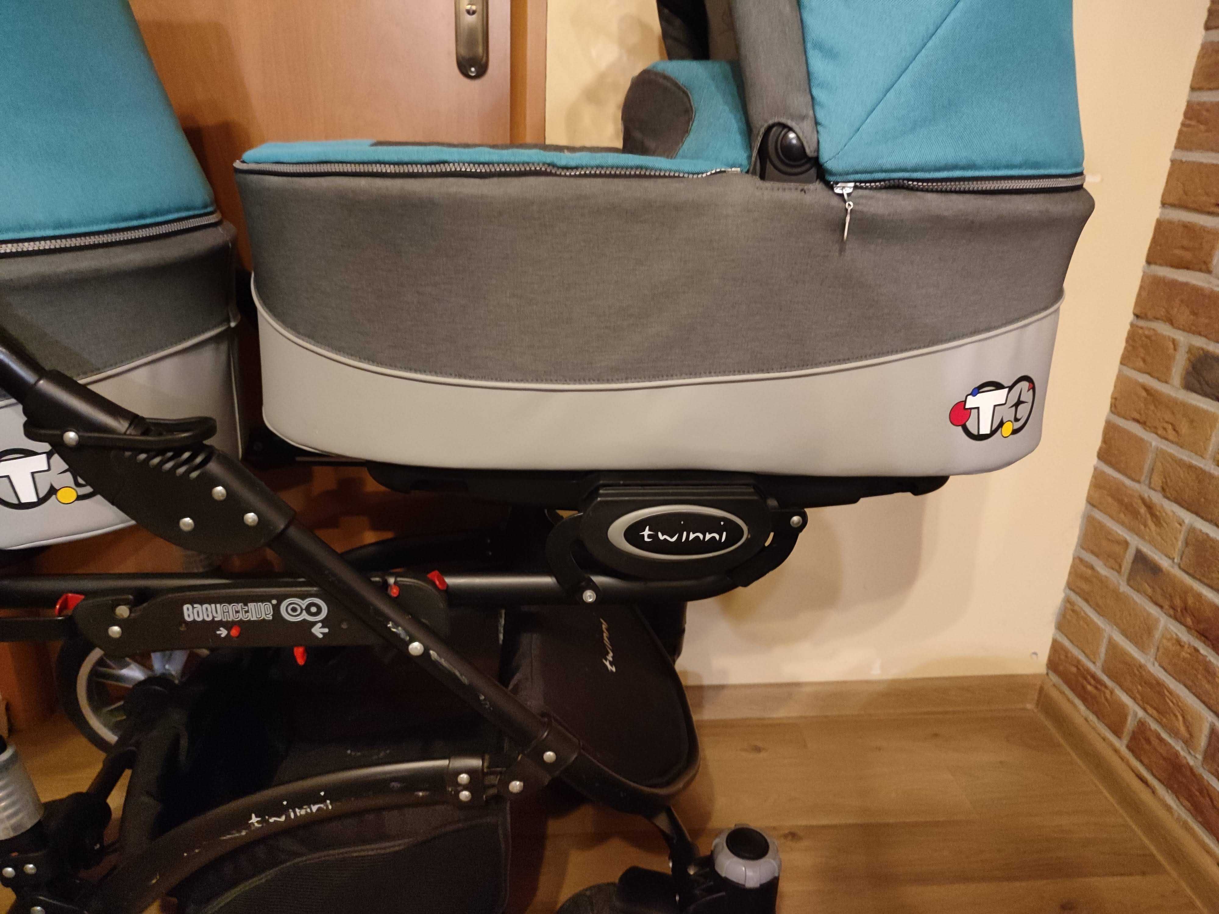 BabyActive wózek bliźniaczy 3w1