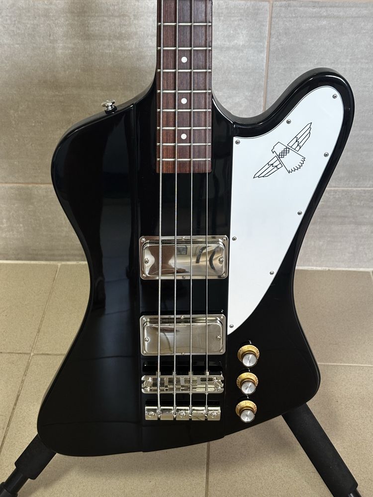 Baixo Epiphone Thunderbird 60s Bass, Ebony (Usado) - Excelente Estado!