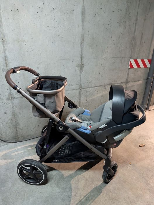 Carrinho CYBEX Gazelle S +Babycoque CYBEX Aton 5