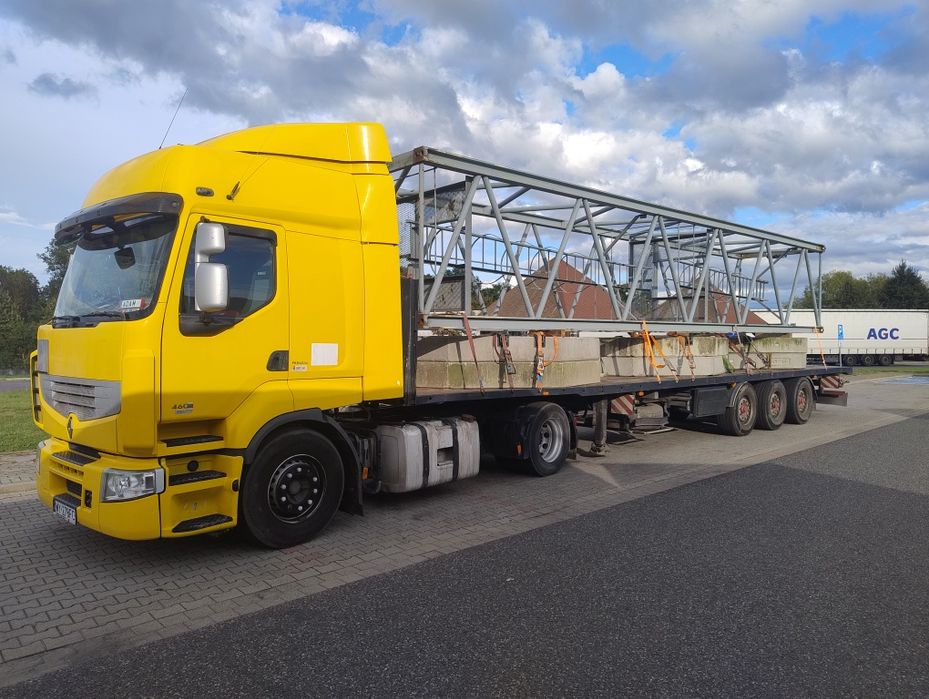 Naczepa platforma Krone wzmocniona!