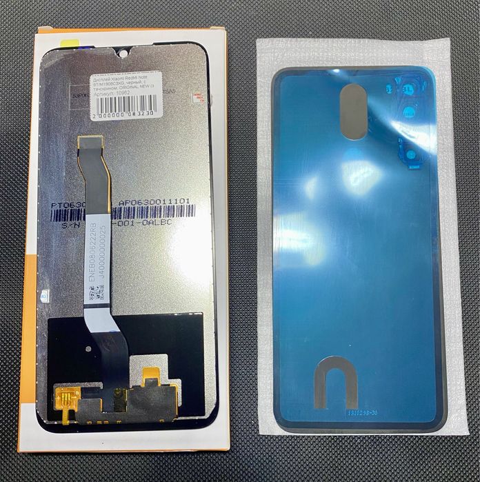Дисплей, Задня кришка (зі склом камери) Blue Xiaomi Redmi Note 8T