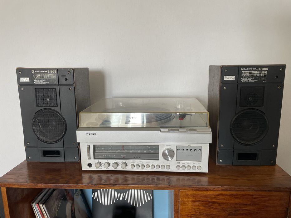 Програвач Sony PS-LX1 ресівер Videoton RA 6363 S Radiotechnika S-30b