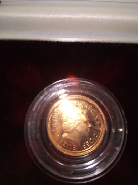 Meia libra esterlina em ouro Proof