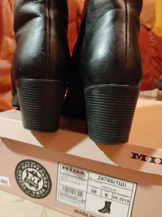 Чоботи 38 р., зимові черевики , Mida, черевики зима, чобітки