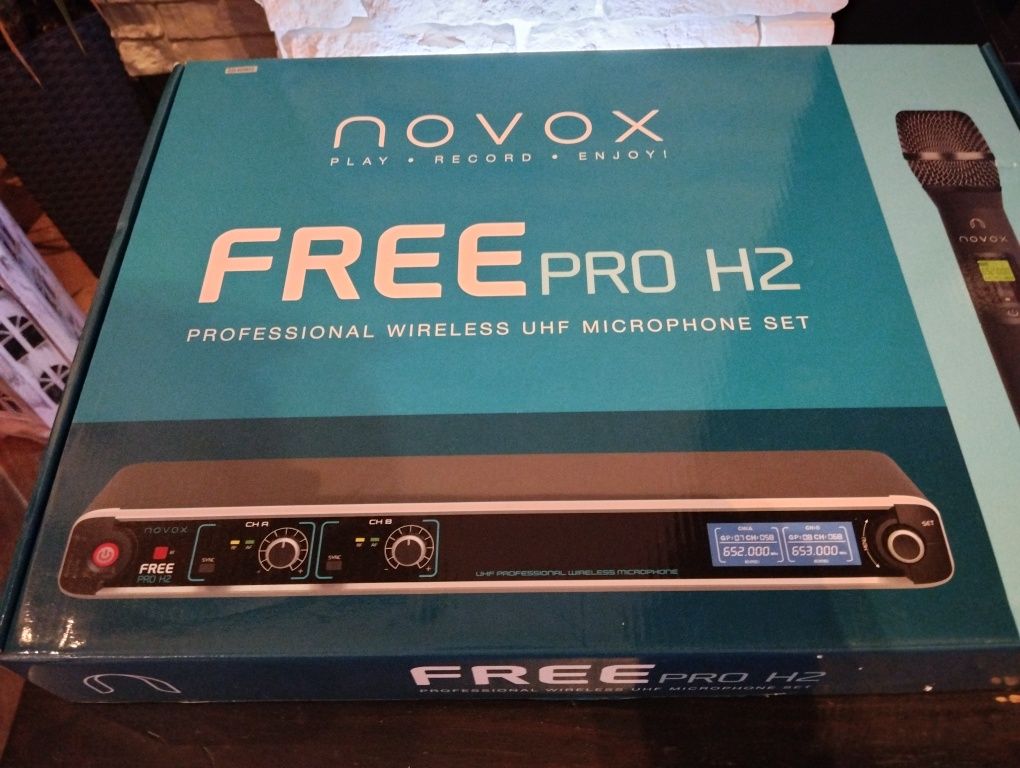 Mikrofony bezprzewodowe Novox Free H2