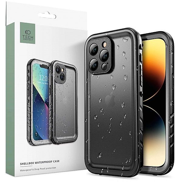 Tech-protect Shellbox Ip68 Iphone 14 Pro Max Black