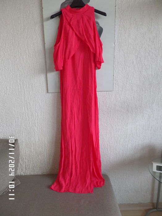 Nowa Body Flirt maxi sukienka fuksja róż na wszelkie okazje 34