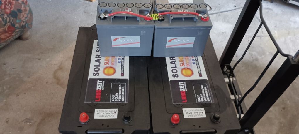 Baterias solares de 240 amperes em GEL