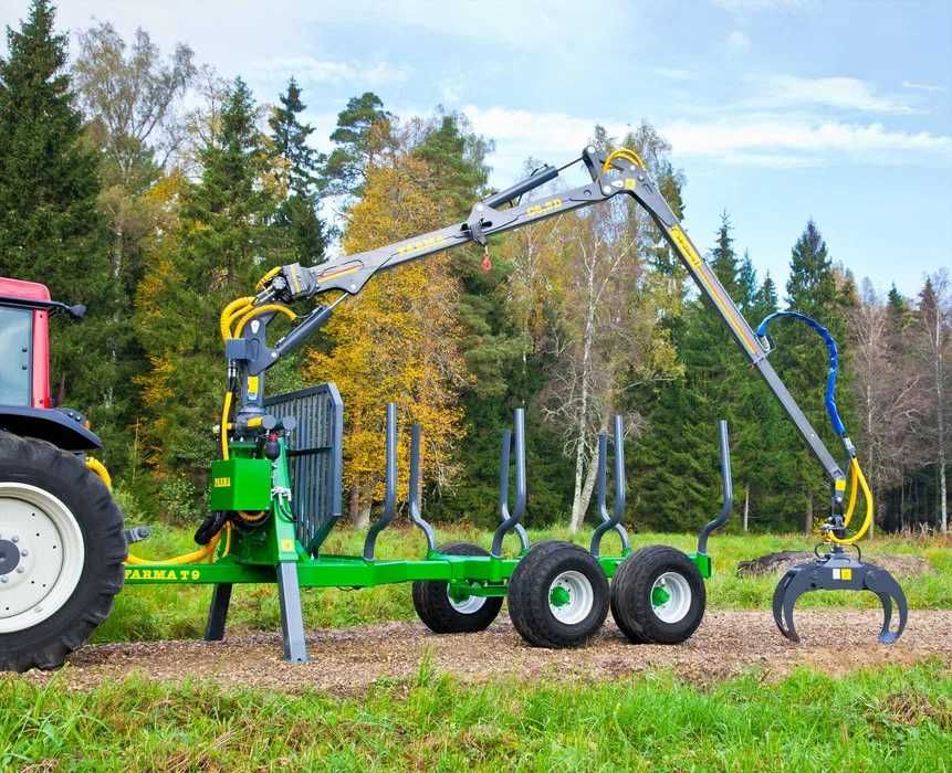 Przyczepy leśne FARMA – Modele T12 G2, T9 G2 i T8 G2