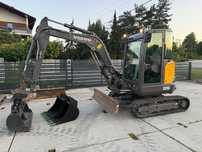 Volvo ECR35D  2019 rok 2320 mth 3 łyżki minikoparka koparka JCB Kubota Bobcat Cat