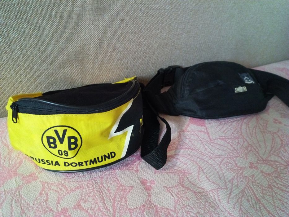 Гаманці тканинні і шкіряний