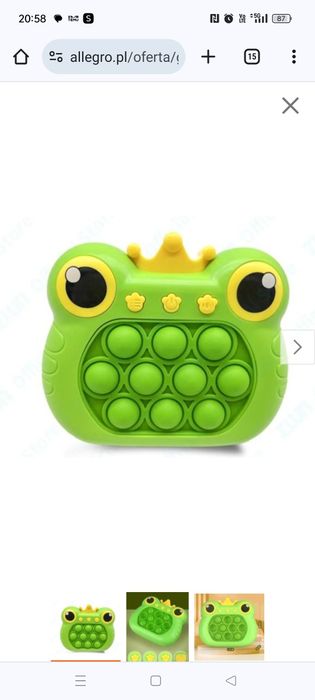 Pop it gra zręcznościowa elektroniczna