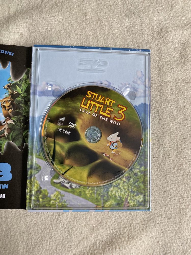 Płyta DVD Kultowe animacje „Stuart malutki 3”