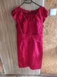 Elegancka czerwona wizytowa sukienka balmax confection 44 xxl