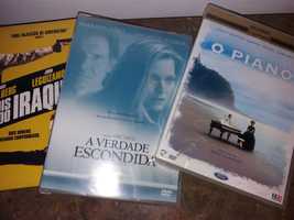 3 DVD de filmes por estrear