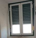 Janelas aluminio branco e verde