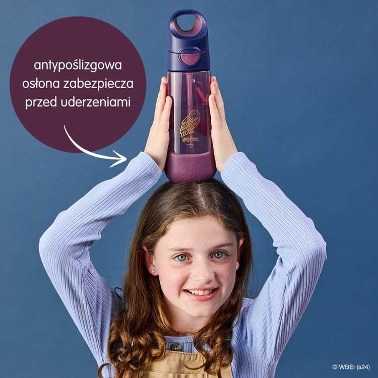 Harry Potter by b.box Bidon dla dziecka butelka na wodę z słomką 600ml
