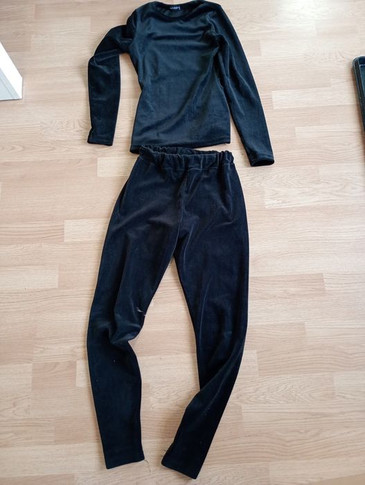 Wassyl komplet welurowy spodnie bluzka