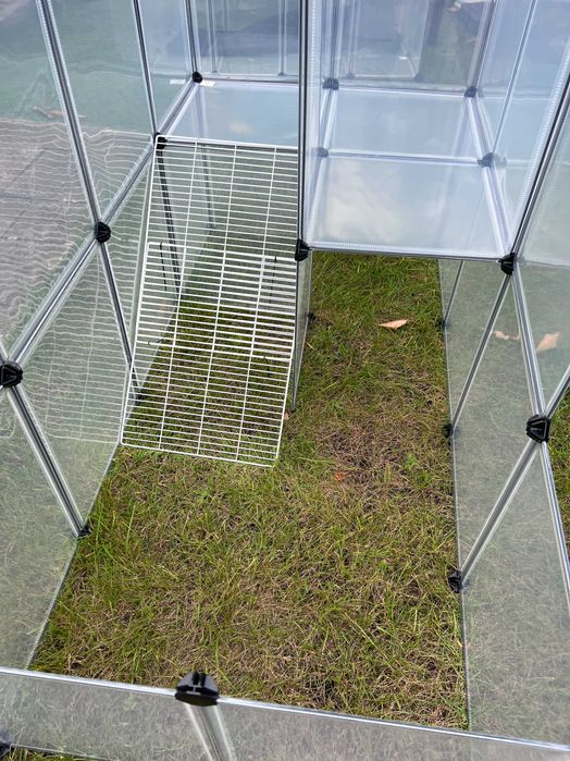 Duża klatka kojec wybieg dla świnki królika zwierząt panelowa NOWA