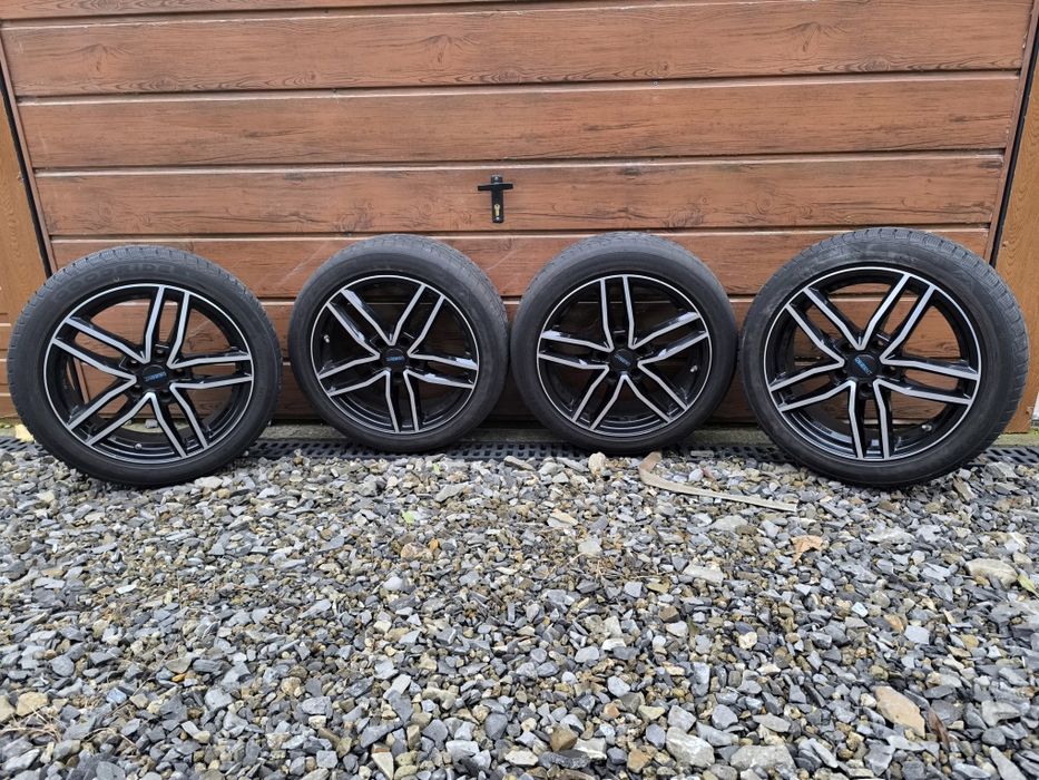 Koła Dezent 17"5x112 Opony 205/50R17 Audi Skoda Seat VW Mercedes BMW