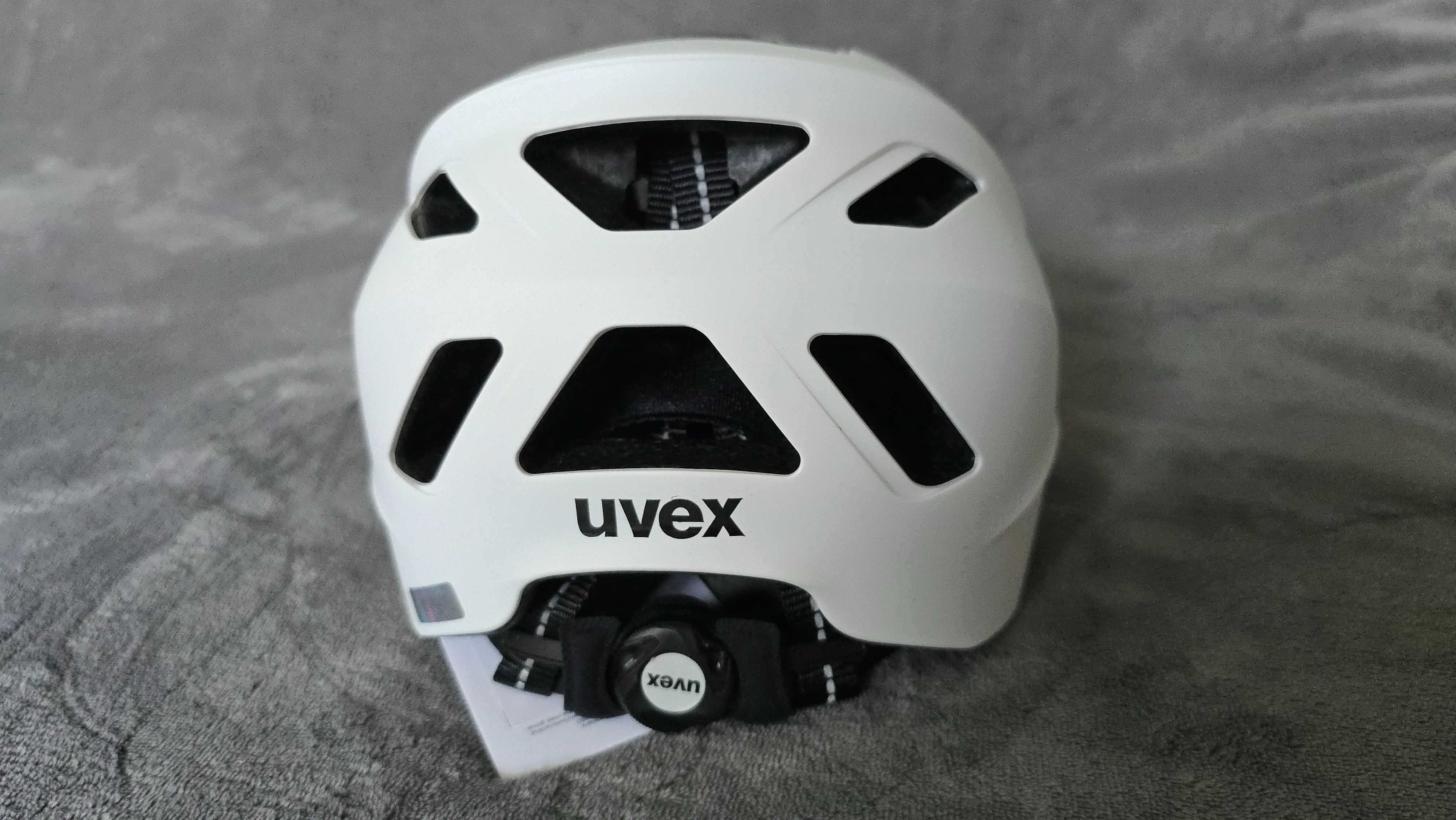 Kask rowerowy MTB miejski Uvex Urban Planet 54-58cm white matt
