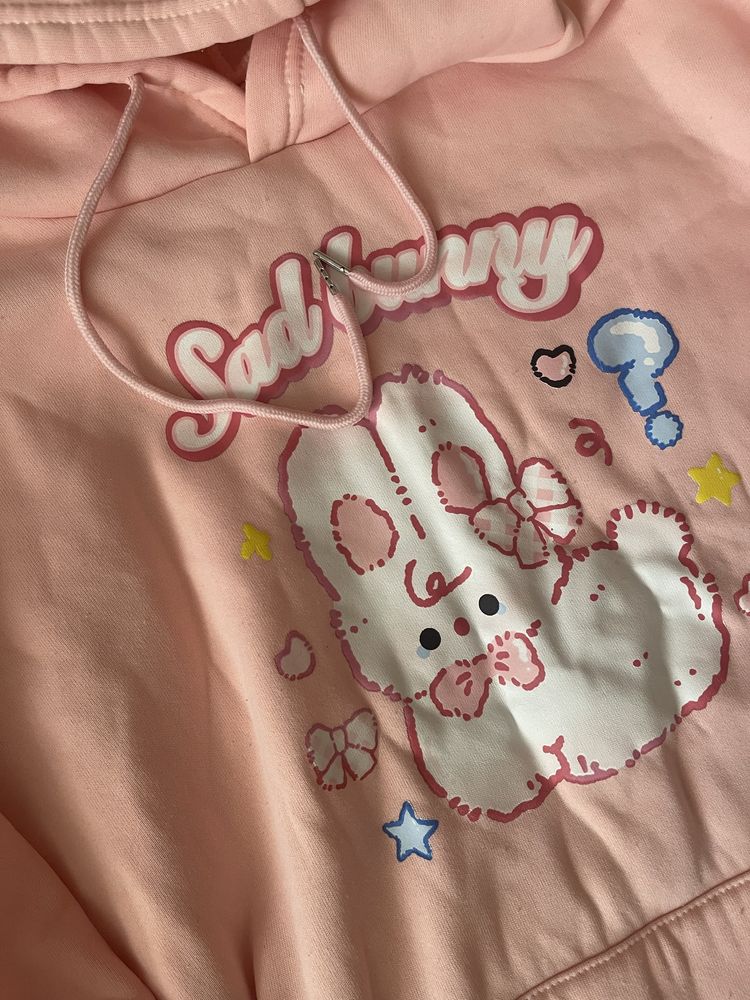 милий рожевий худі kawaii cute