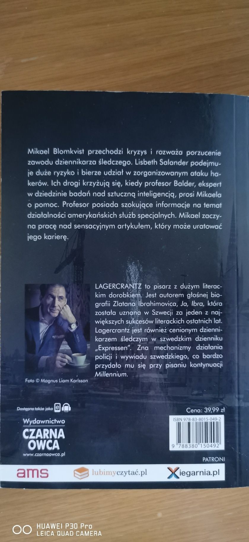 David Lagercrantz Co nas nie zabije