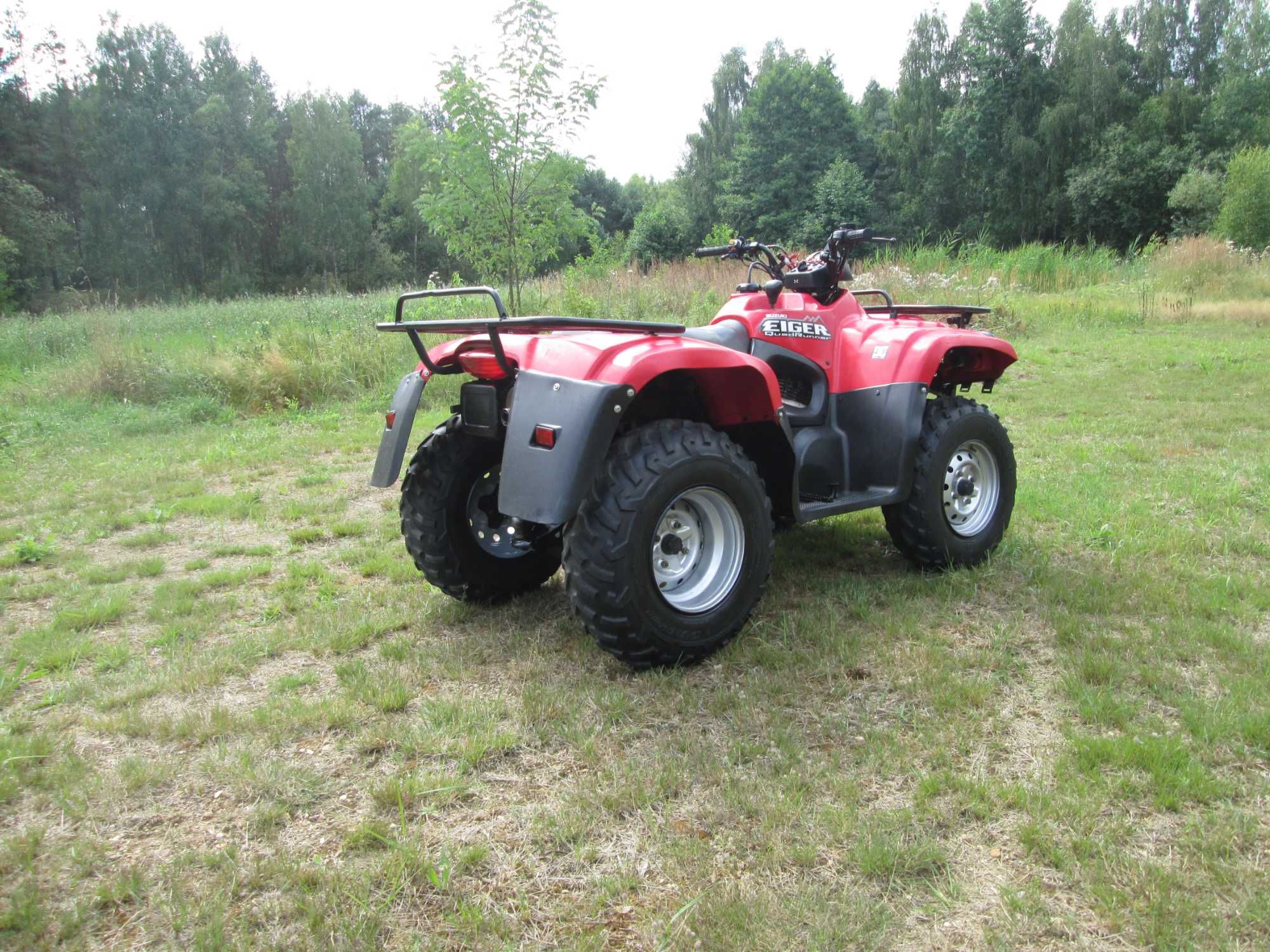 Quad ATV Suzuki QuadRunner Eiger 400 4x4 klad jak Cf Moto Polaris 4WD