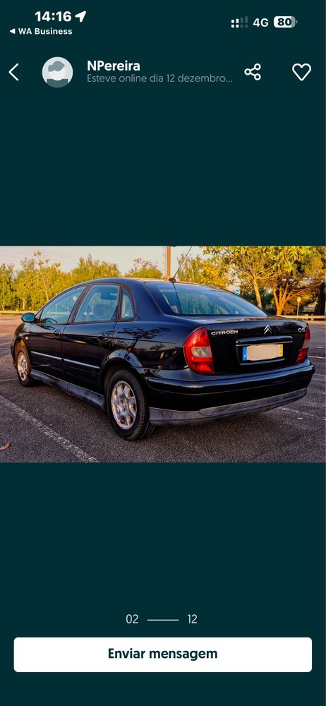 Citroen C5 1.8 SX Hydra UNICO DONO