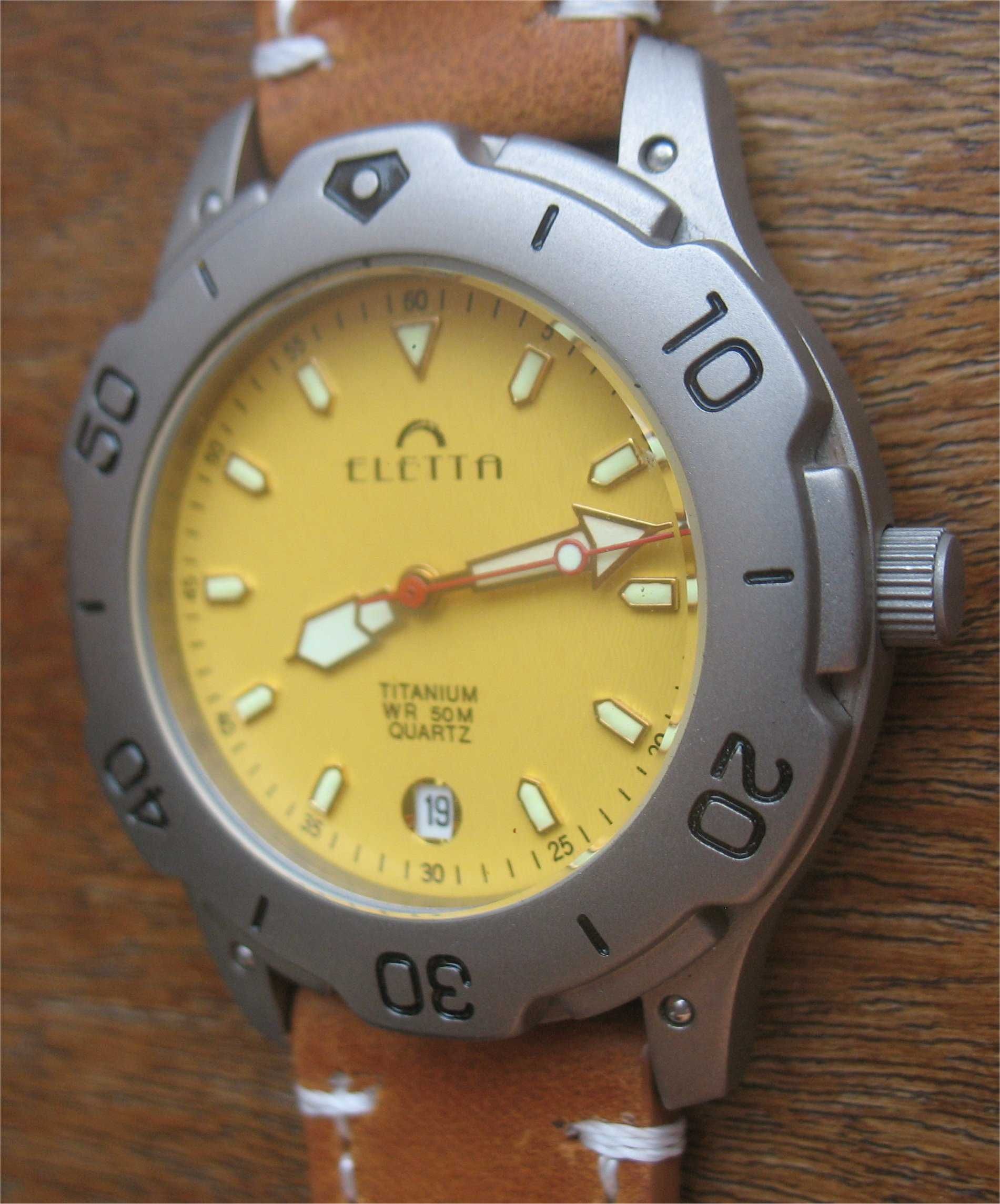 Relógio Eletta - Titanium - WR 50M, Quartz