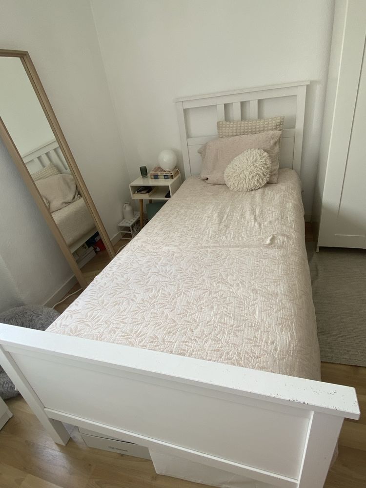 Cama solteiro com colchão