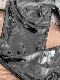 Nowe legginsy latex skóra vinyl