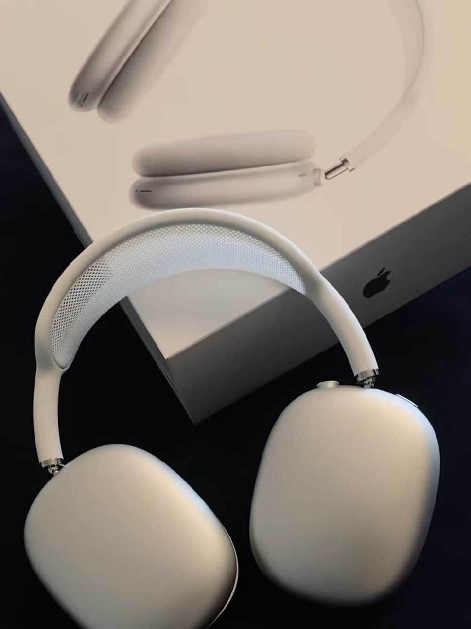 Apple AirPods Max, słuchawki Bluetooth do iPhone’a – srebrne